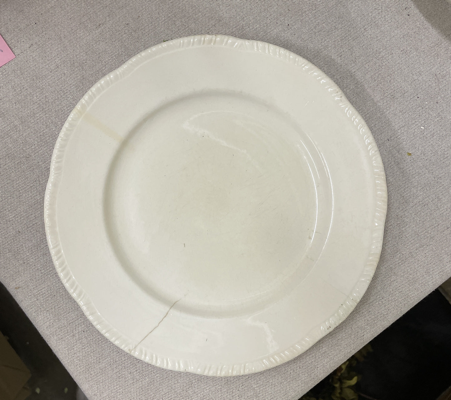 Ironstone Plate