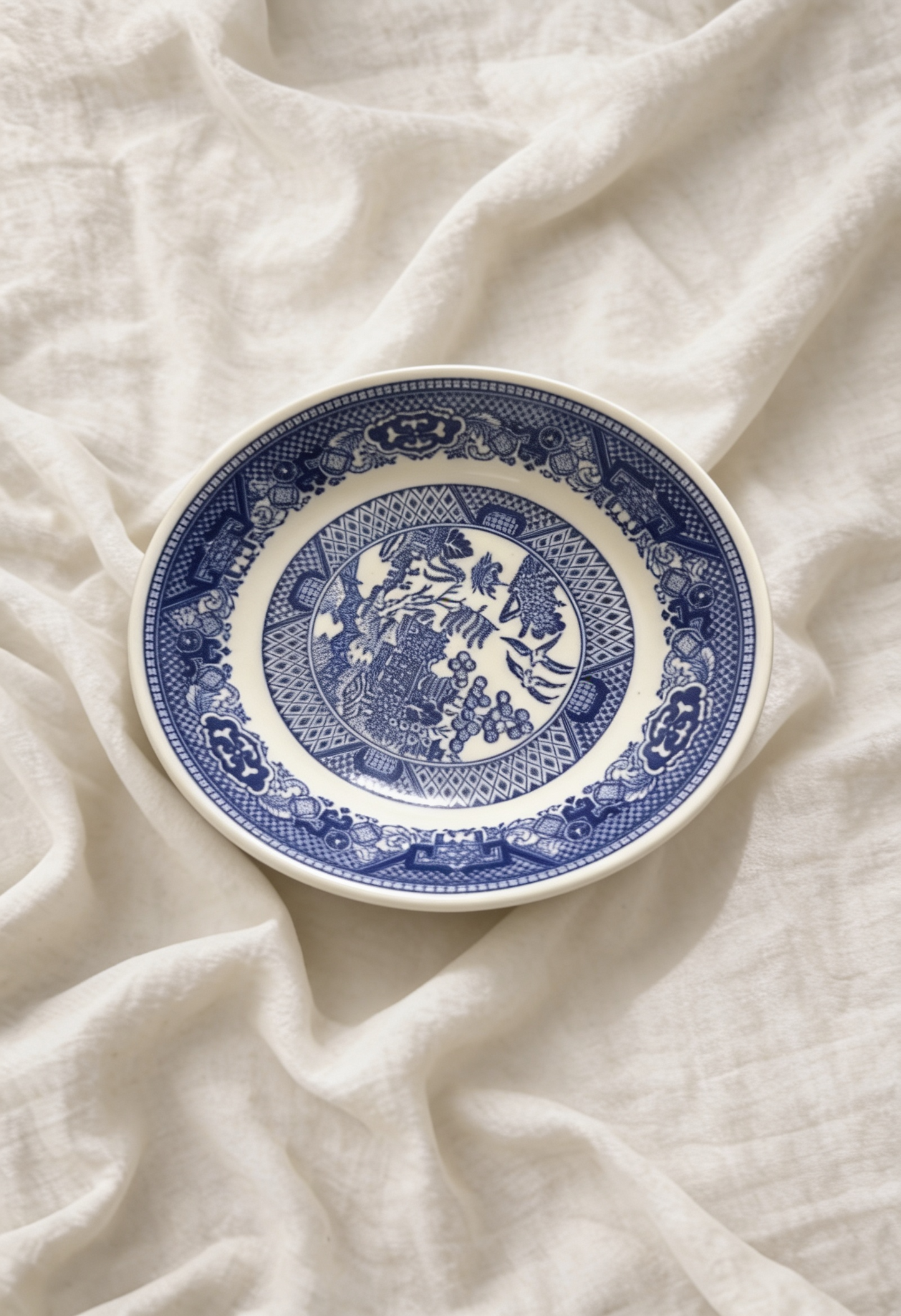 Large Blue Transferware Platters/Chargers