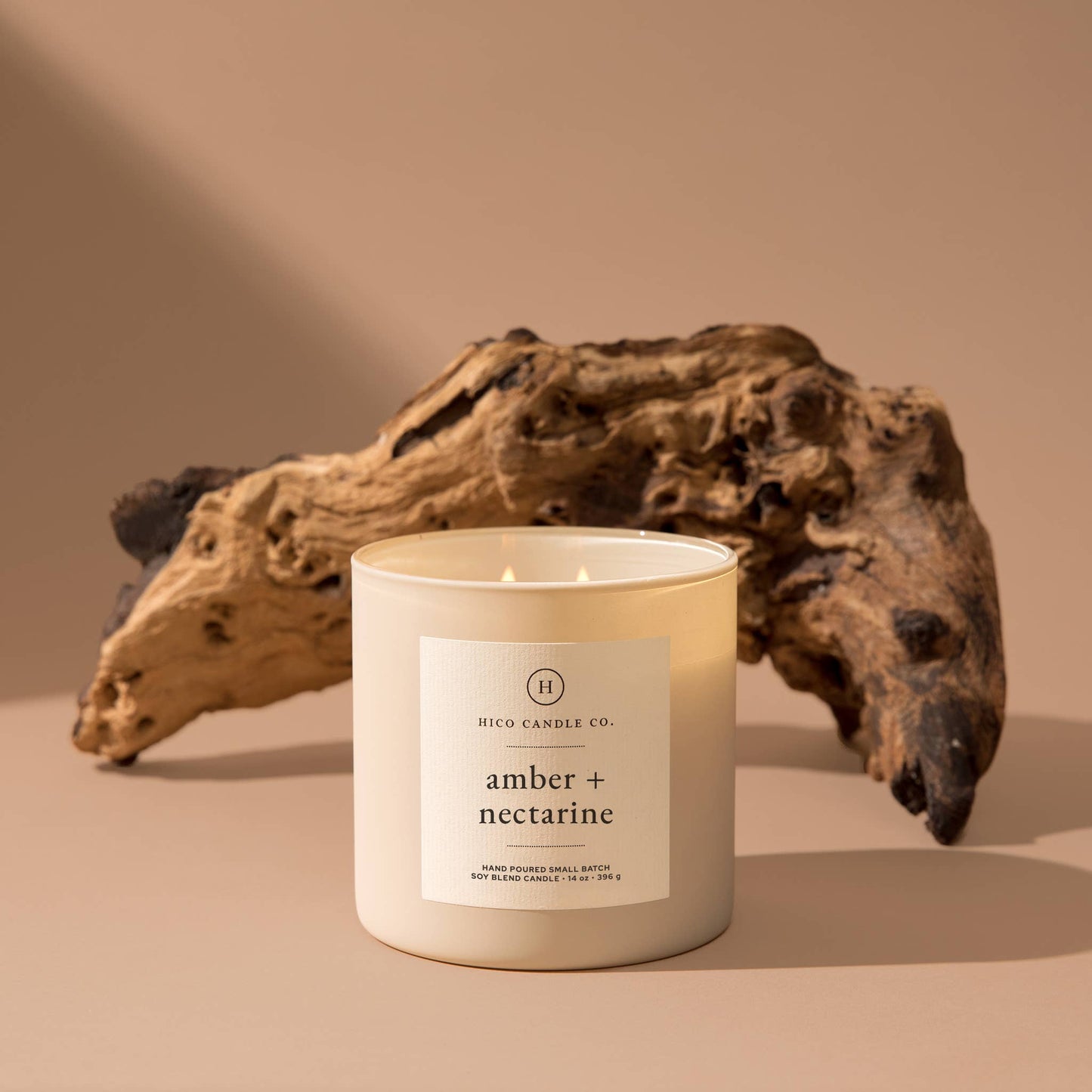 Amber + Nectarine - 14oz. Candle