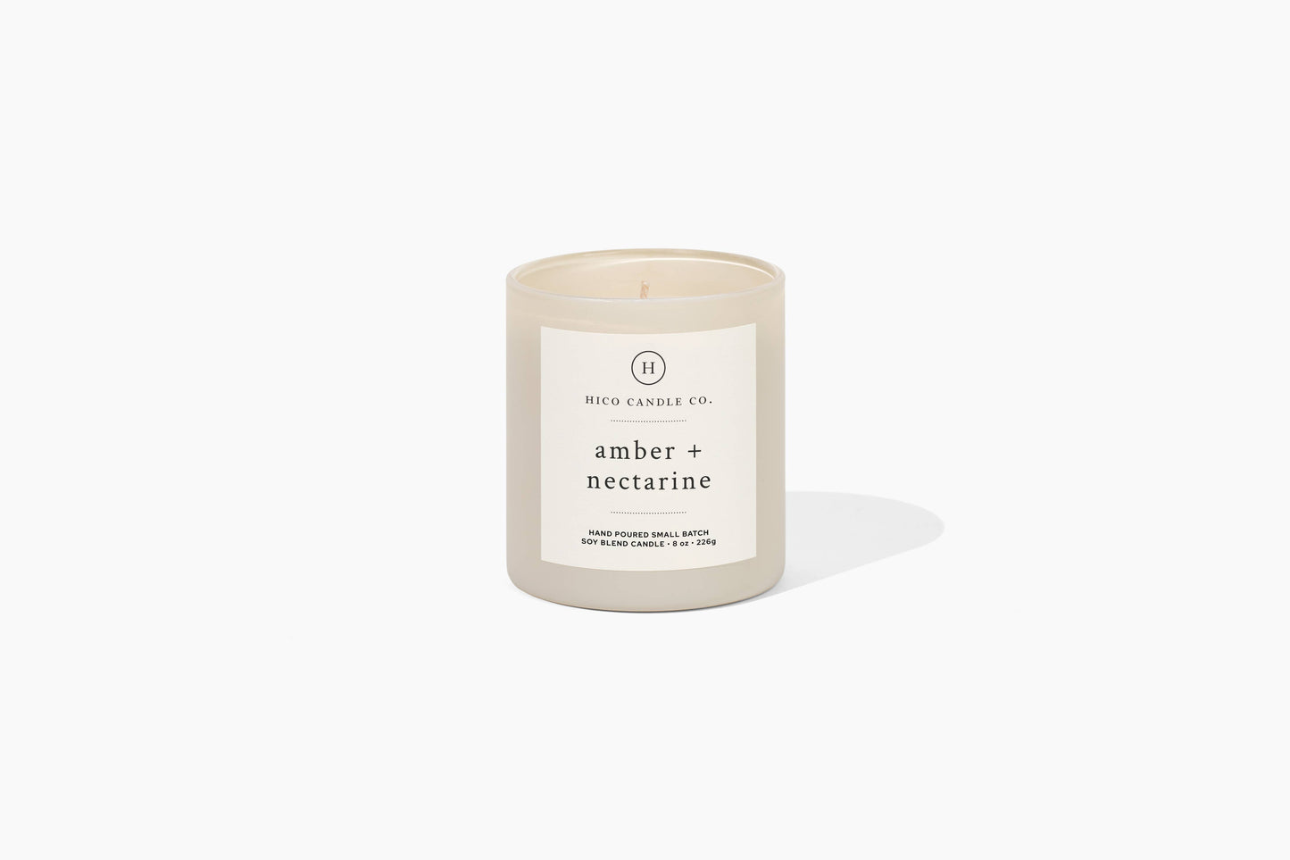 Amber + Nectarine - 8oz. Candle