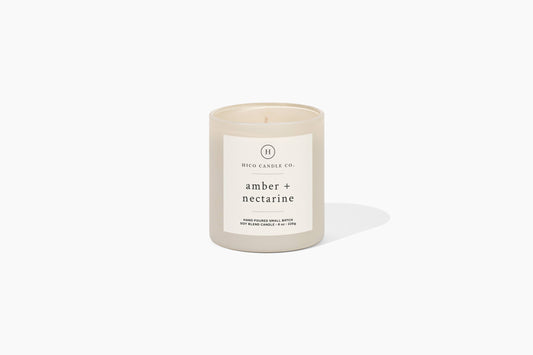 Amber + Nectarine - 8oz. Candle
