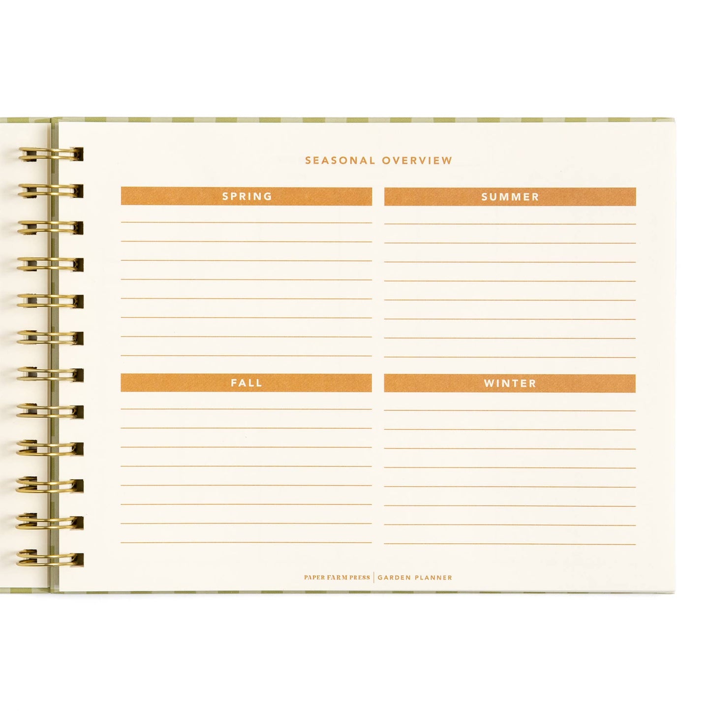 Life On The Homestead Garden Planner - Gingham
