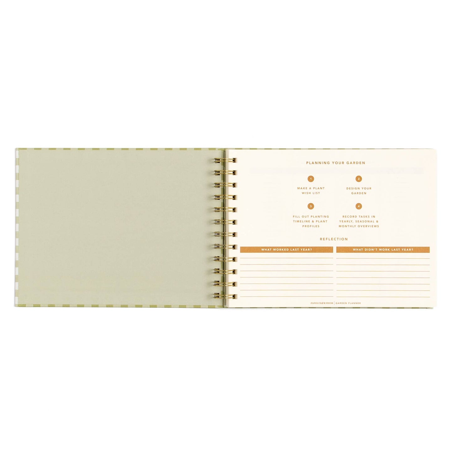 Life On The Homestead Garden Planner - Gingham