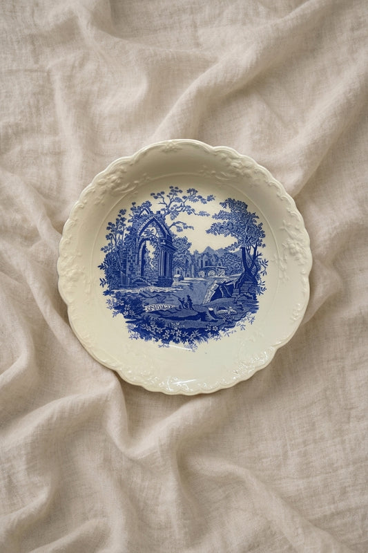 Blue English Abbey Bowl