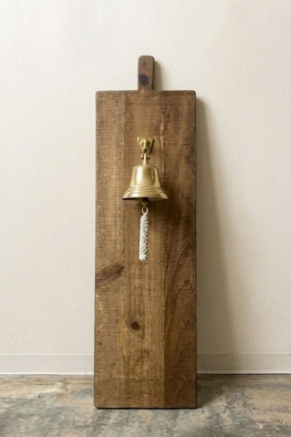 Cutting Board with Brass Bell