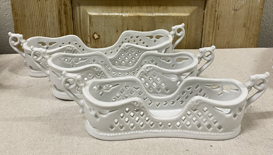 Porcelain Flatware Caddy (Set of 3)