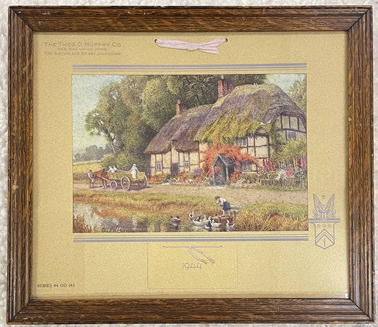 Framed 1944 Thos D. Murphy Co. Artwork