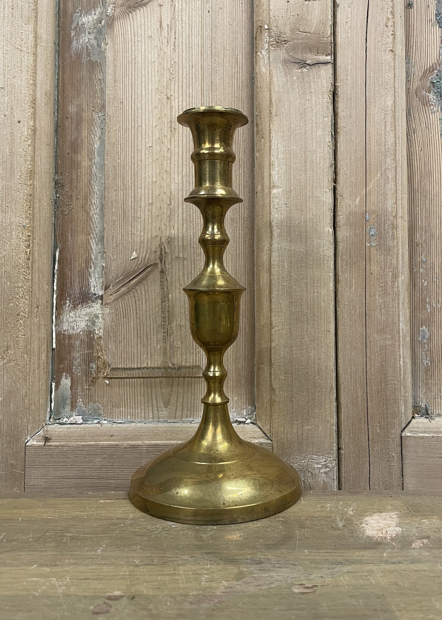 Medium Brass Candlestick Holder