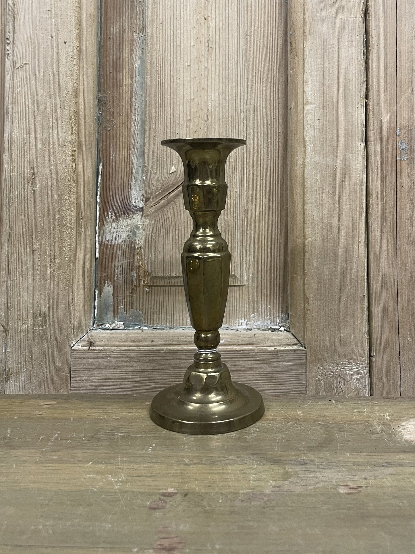 Small Brass Candlestick Holder