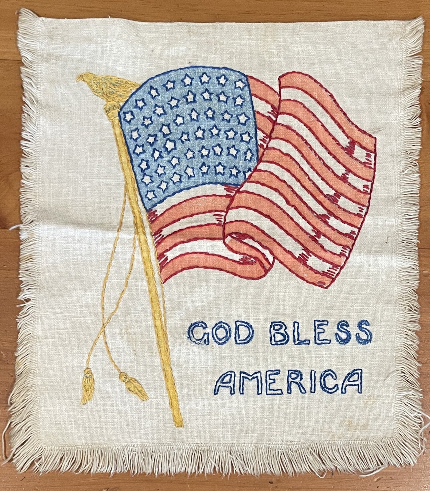 Art - God Bless America Cross Stitch