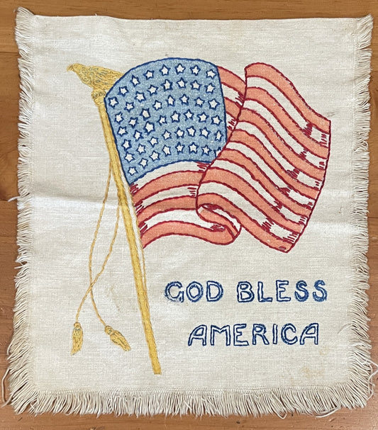 Art - God Bless America Cross Stitch