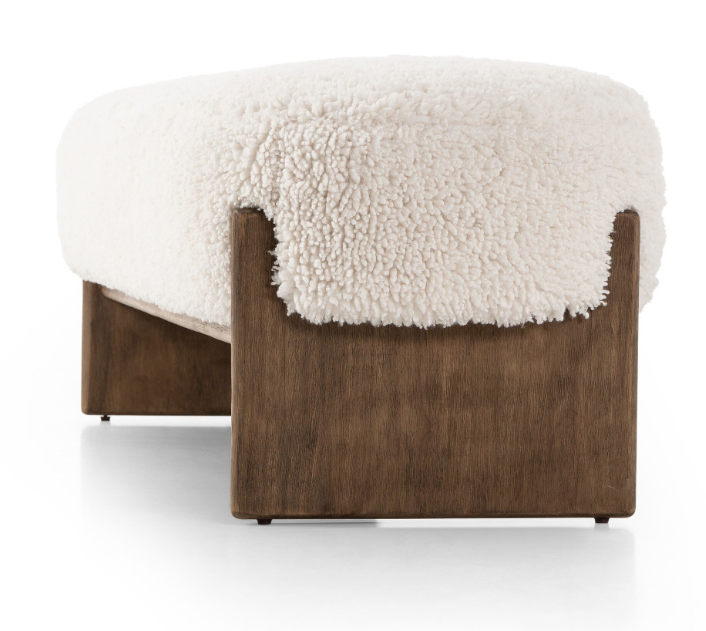 Colette Teddy Upholstered Bench