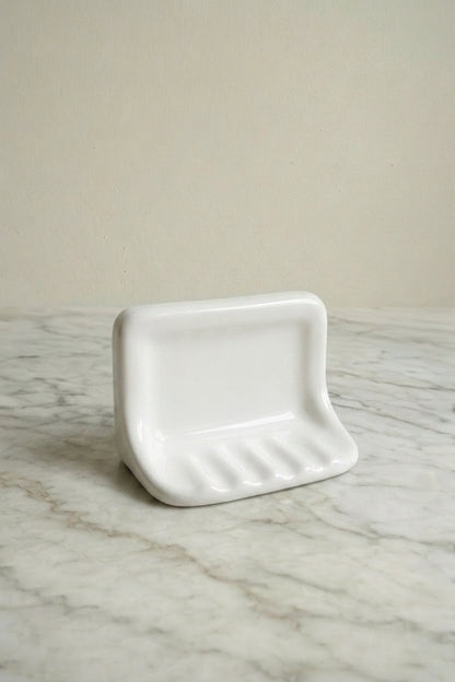 White Vintage Soap Dish