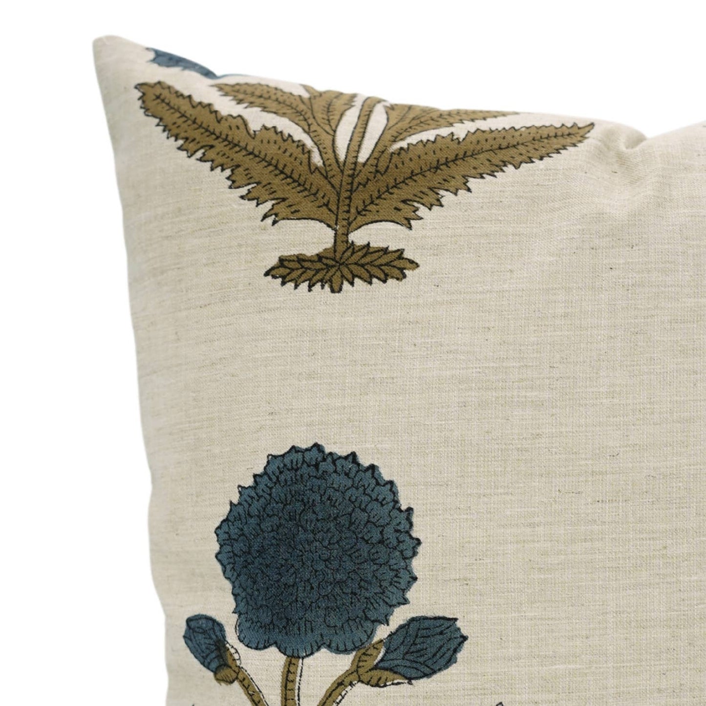 Bohemian Block Design Linen Blend Pillow Cover - Badshah