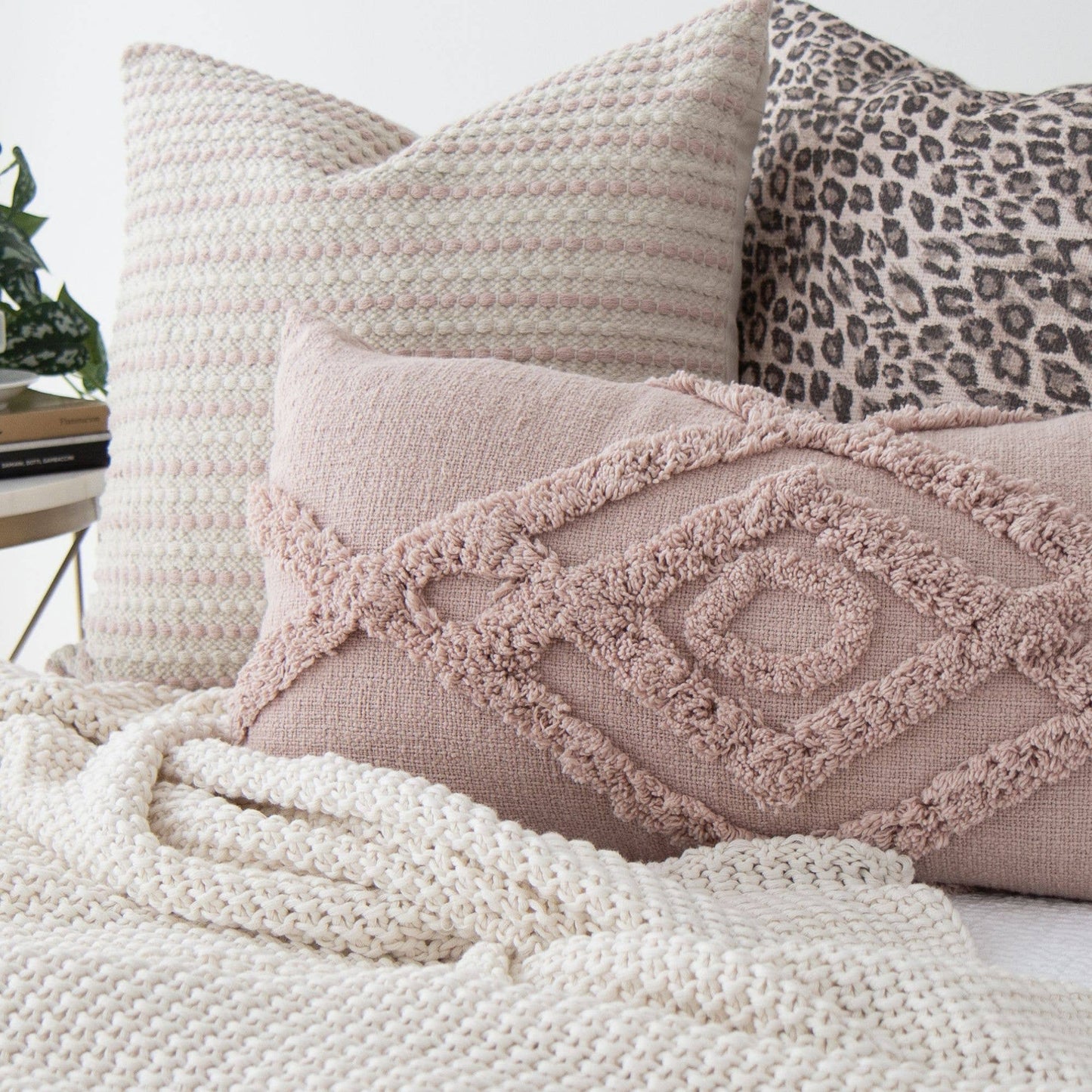 Lorelai Textured Pillow Cover – Soft, Decorative Accent