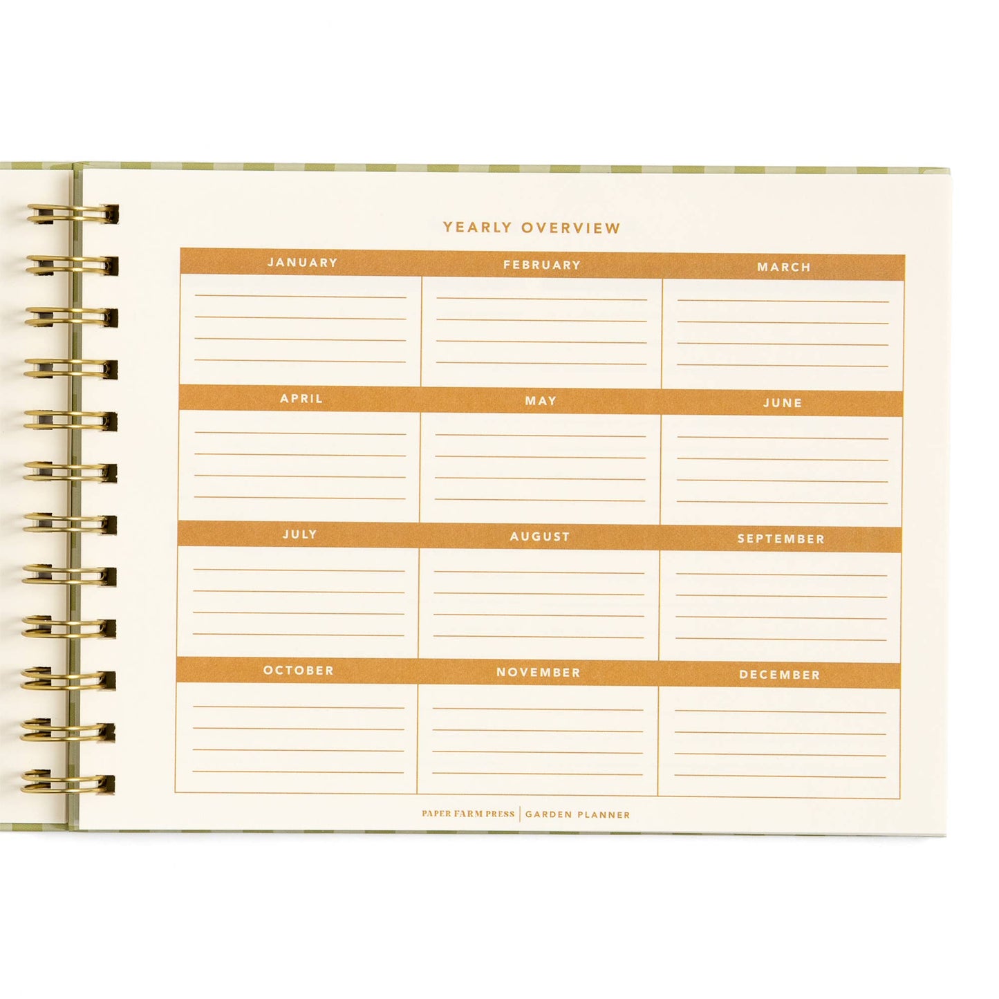 Life On The Homestead Garden Planner - Gingham