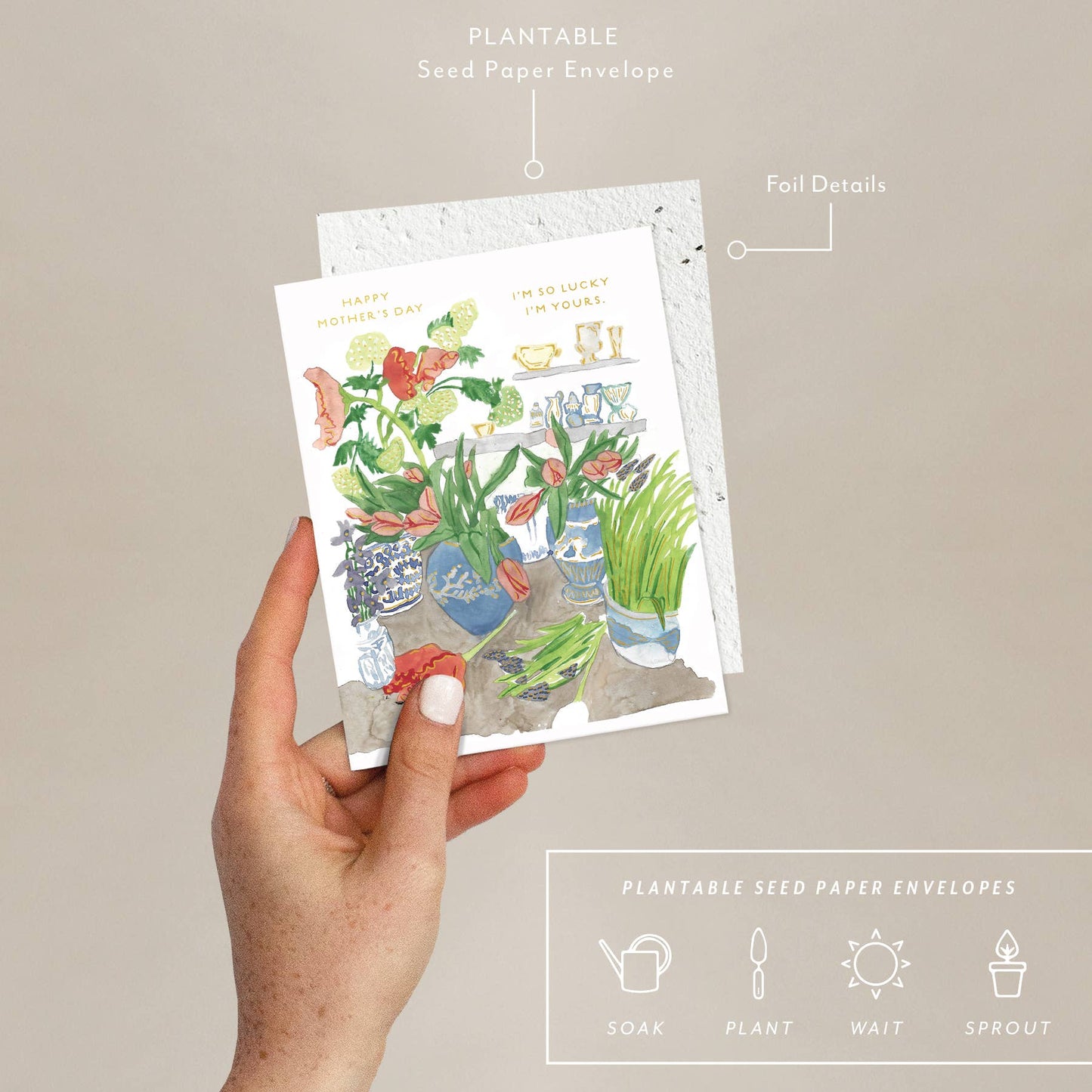 Mother's Flower Shoppe - Mother's Day Card