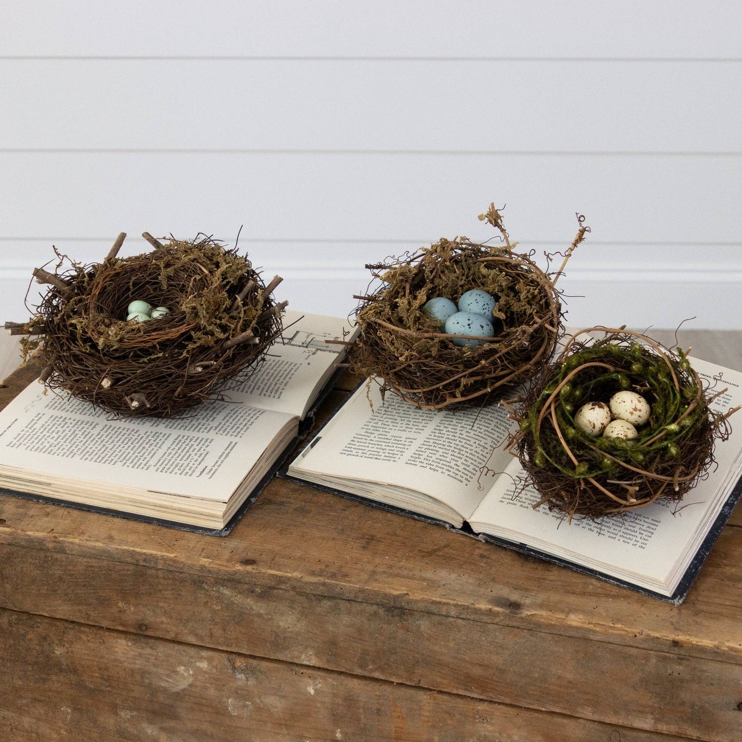 Decorative Bird Nests (Set of 3)